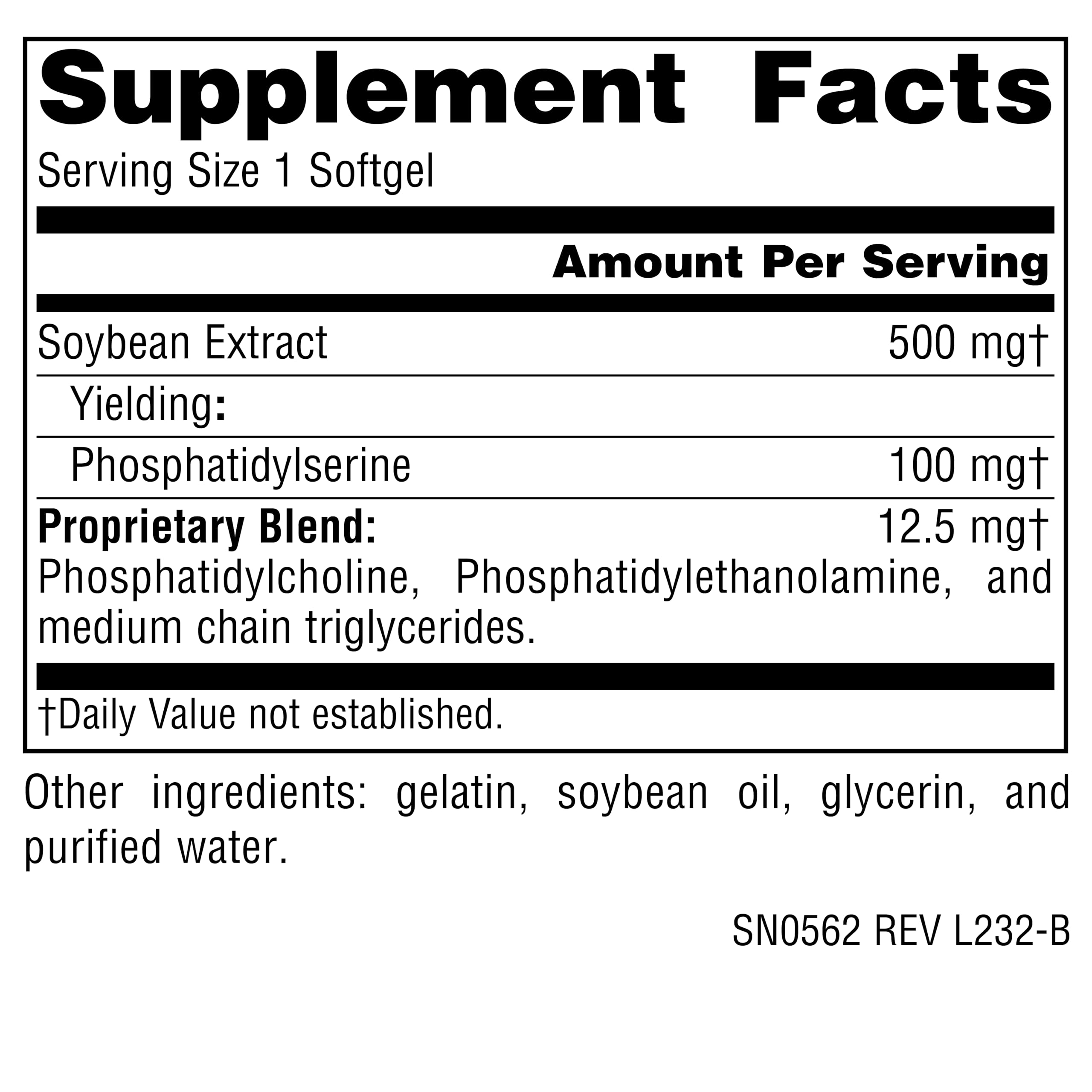 Source Naturals etiqueta nutricional clara con ingredientes y dosis