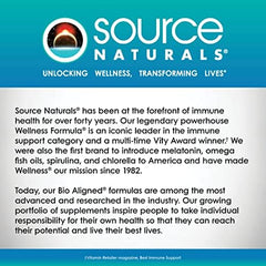 Source Naturals etiqueta con instrucciones y garantía de fabricación cGMP