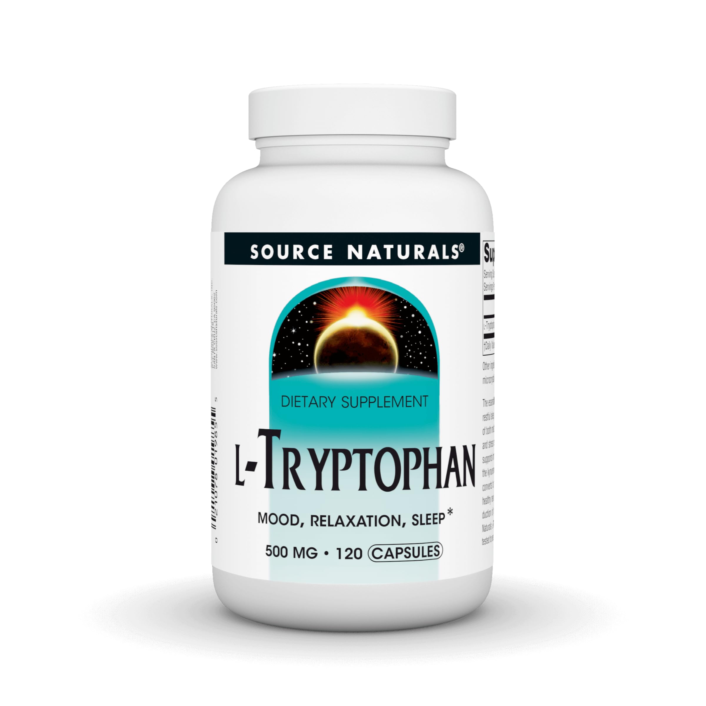 Source Naturals frasco frontal mostrando la presentación y beneficio de calidad