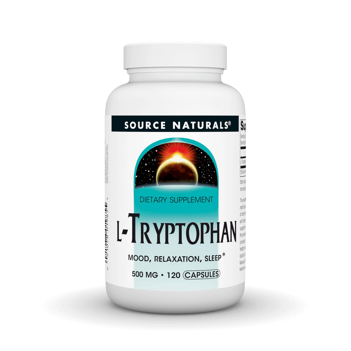 Source Naturals frasco frontal mostrando la presentación y beneficio de calidad
