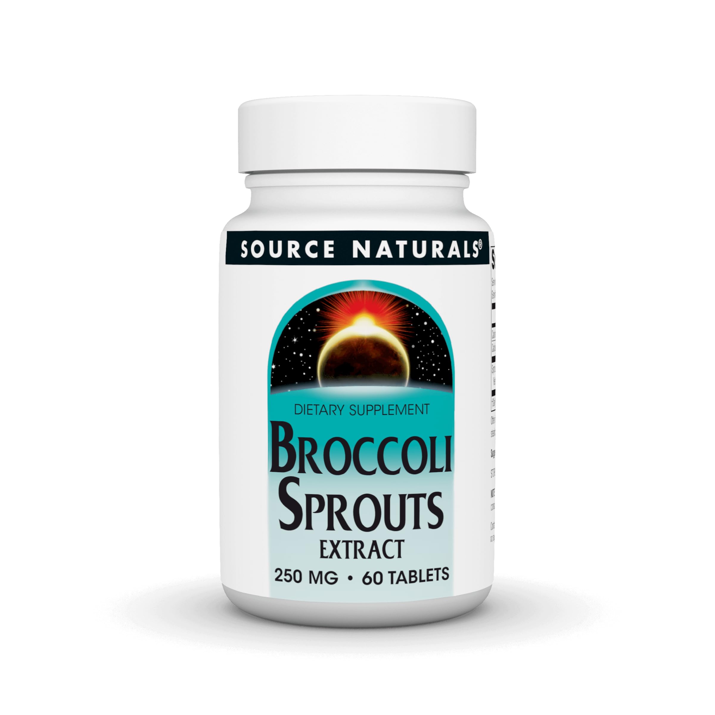 Source Naturals frente del empaque mostrando el sello y beneficio de sulforafano