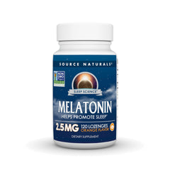 Source Naturals frente del envase mostrando 120 pastillas naranja y dosis