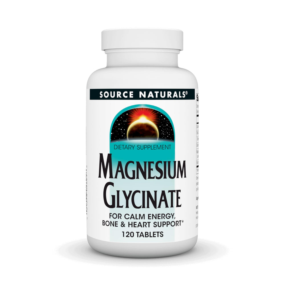 Source Naturals frente del envase mostrando 120 tabletas y beneficios