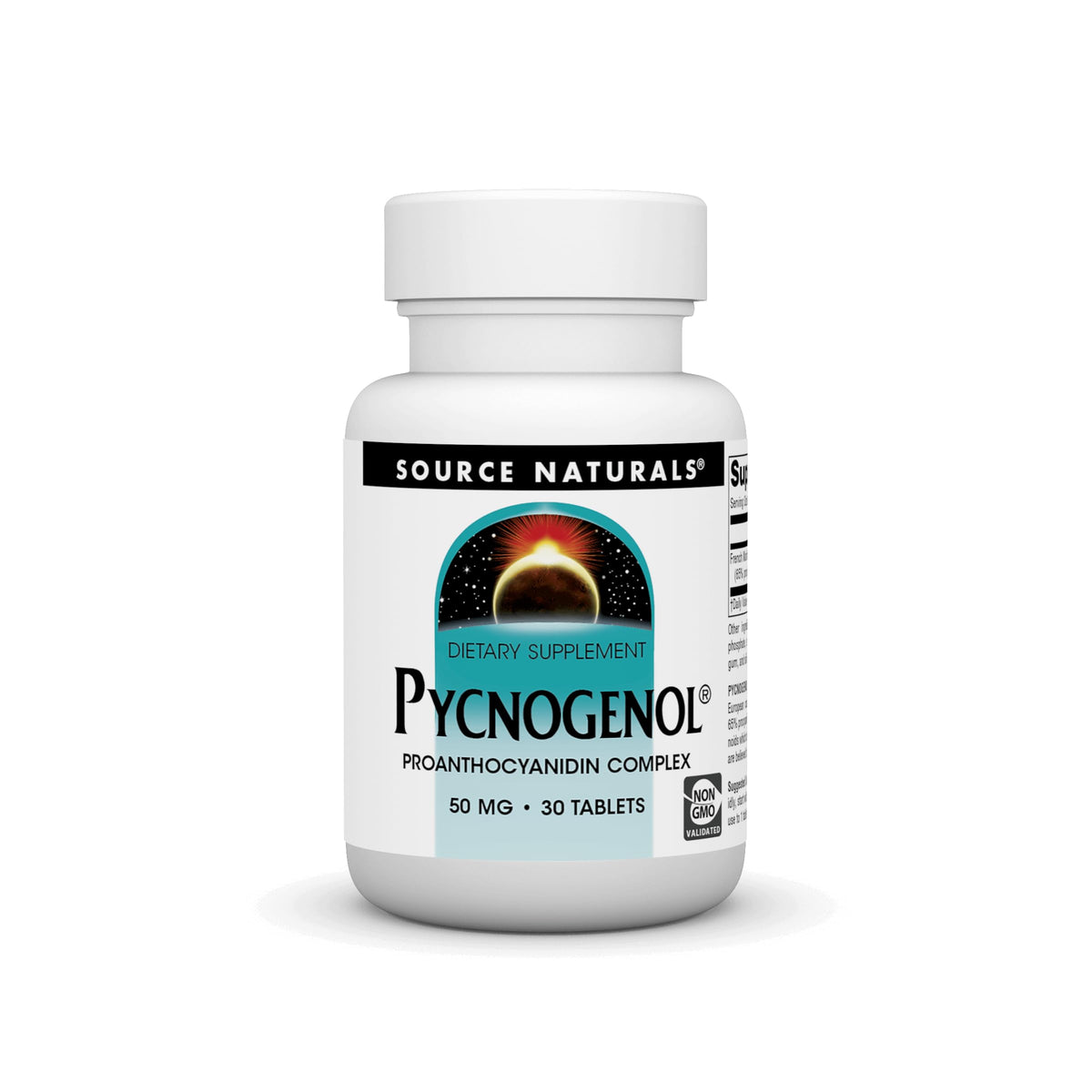 Source Naturals frente del paquete con tabletas y beneficio de antioxidantes