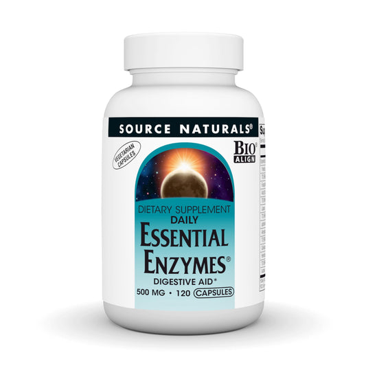 Source Naturals frente del empaque mostrando 120 cápsulas y beneficio digestivo