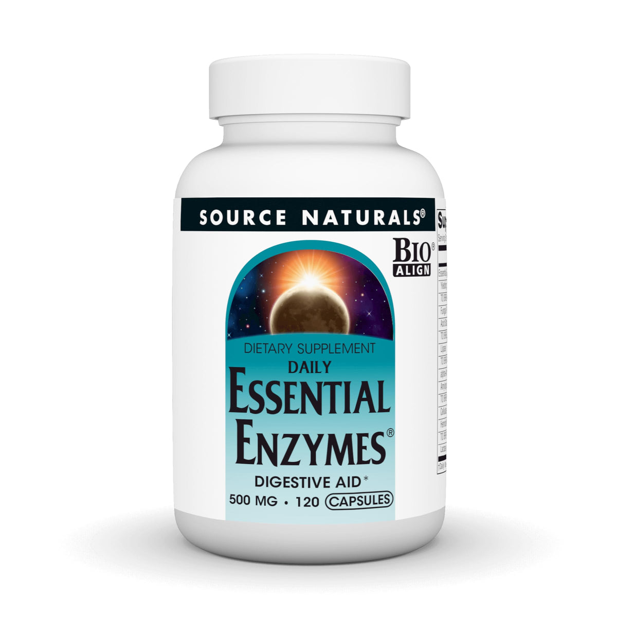 Source Naturals vista frontal del envase mostrando 120 cápsulas y marca
