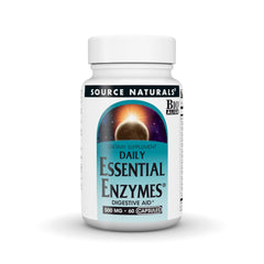 Source Naturals frontal del envase mostrando 60 cápsulas y beneficios digestivos
