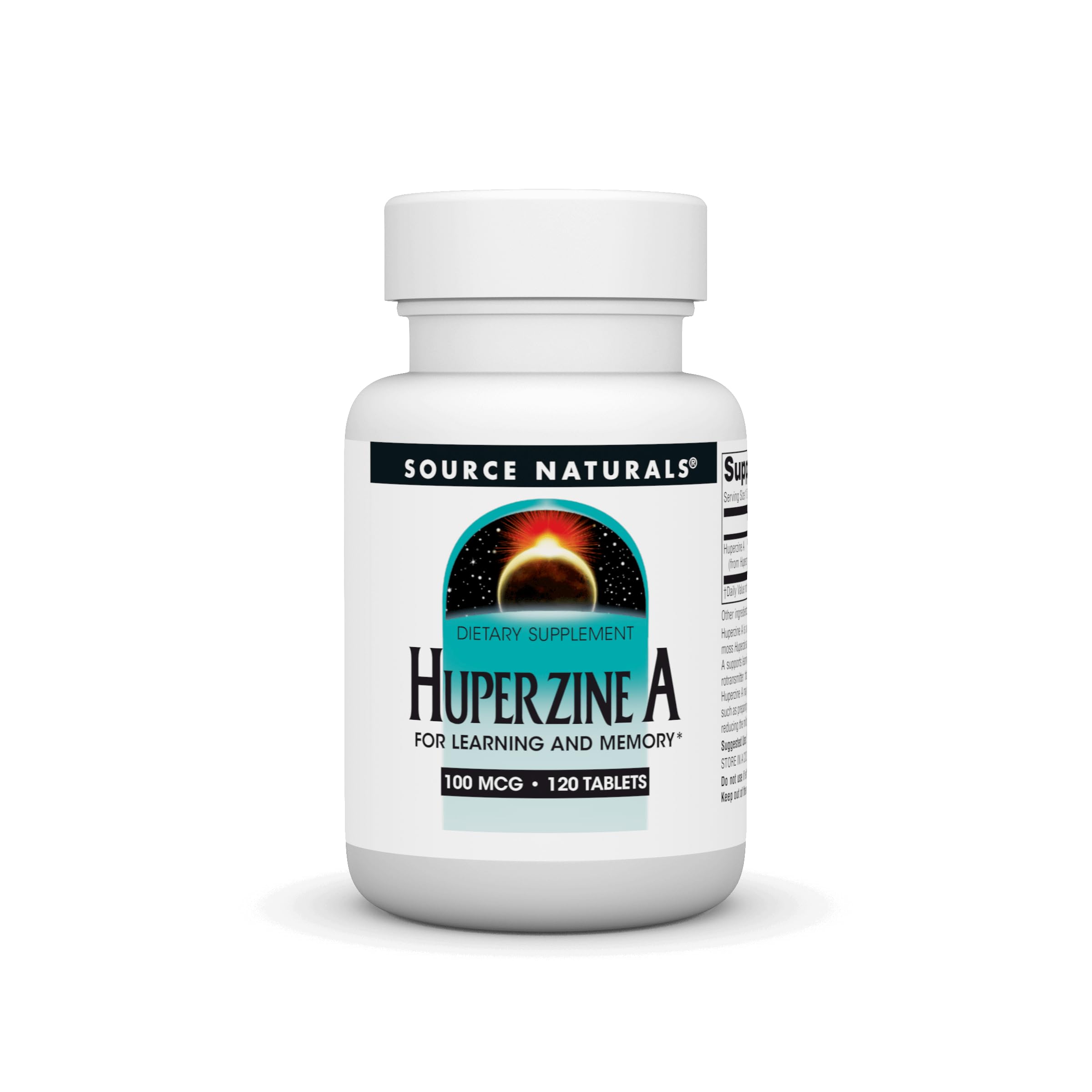 Source Naturals frasco frontal mostrando 120 tabletas y diseño de etiqueta claro