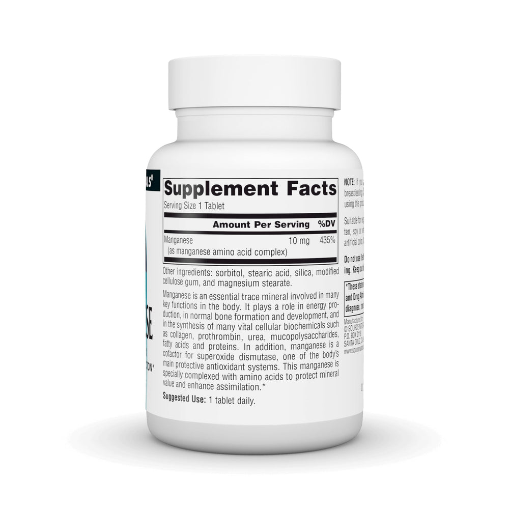 Tabletas en mano comparadas con moneda para apreciar escala y cantidad de Source Naturals