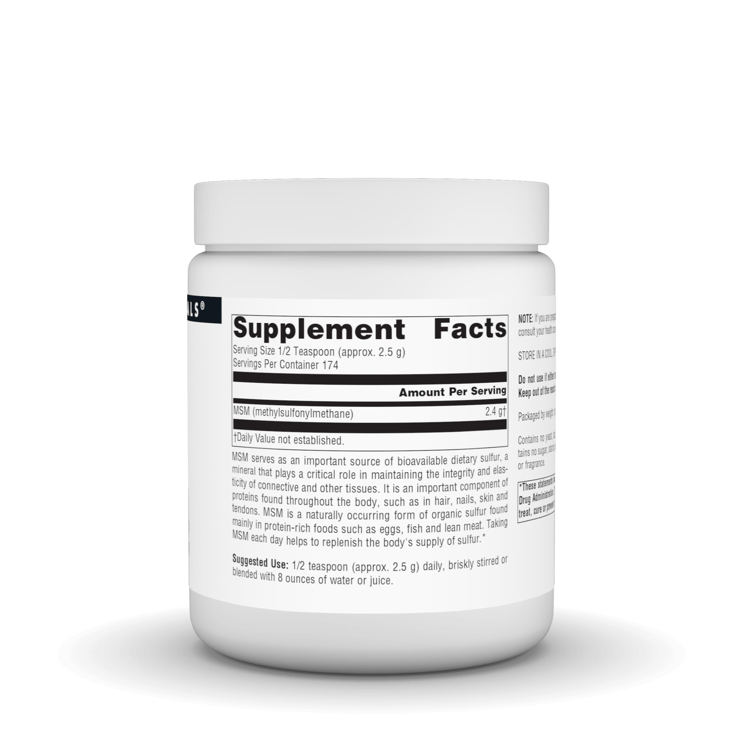Source Naturals textura fina del polvo que facilita disolución