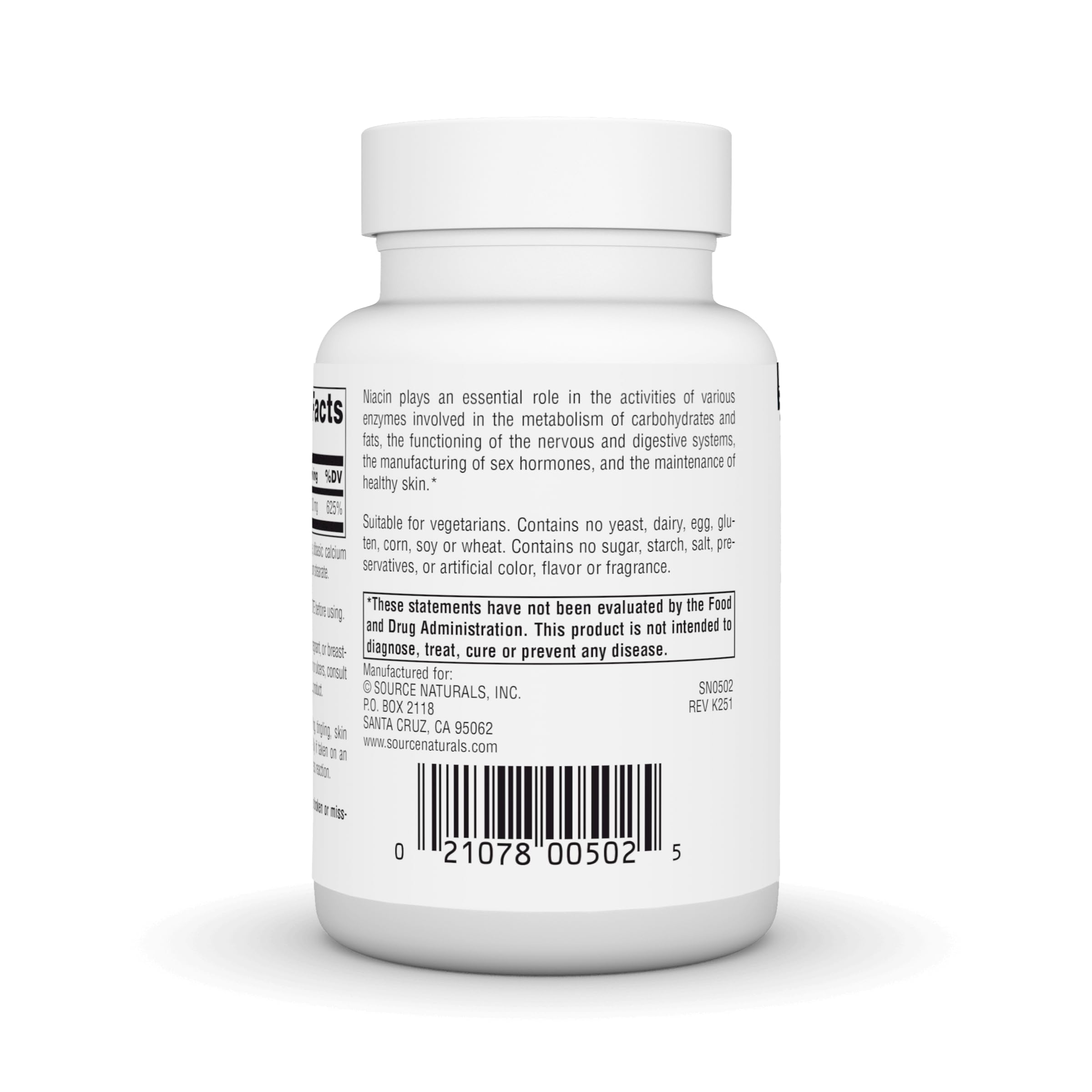 Source Naturals comparativa de tamaño en mano para percepción de cantidad