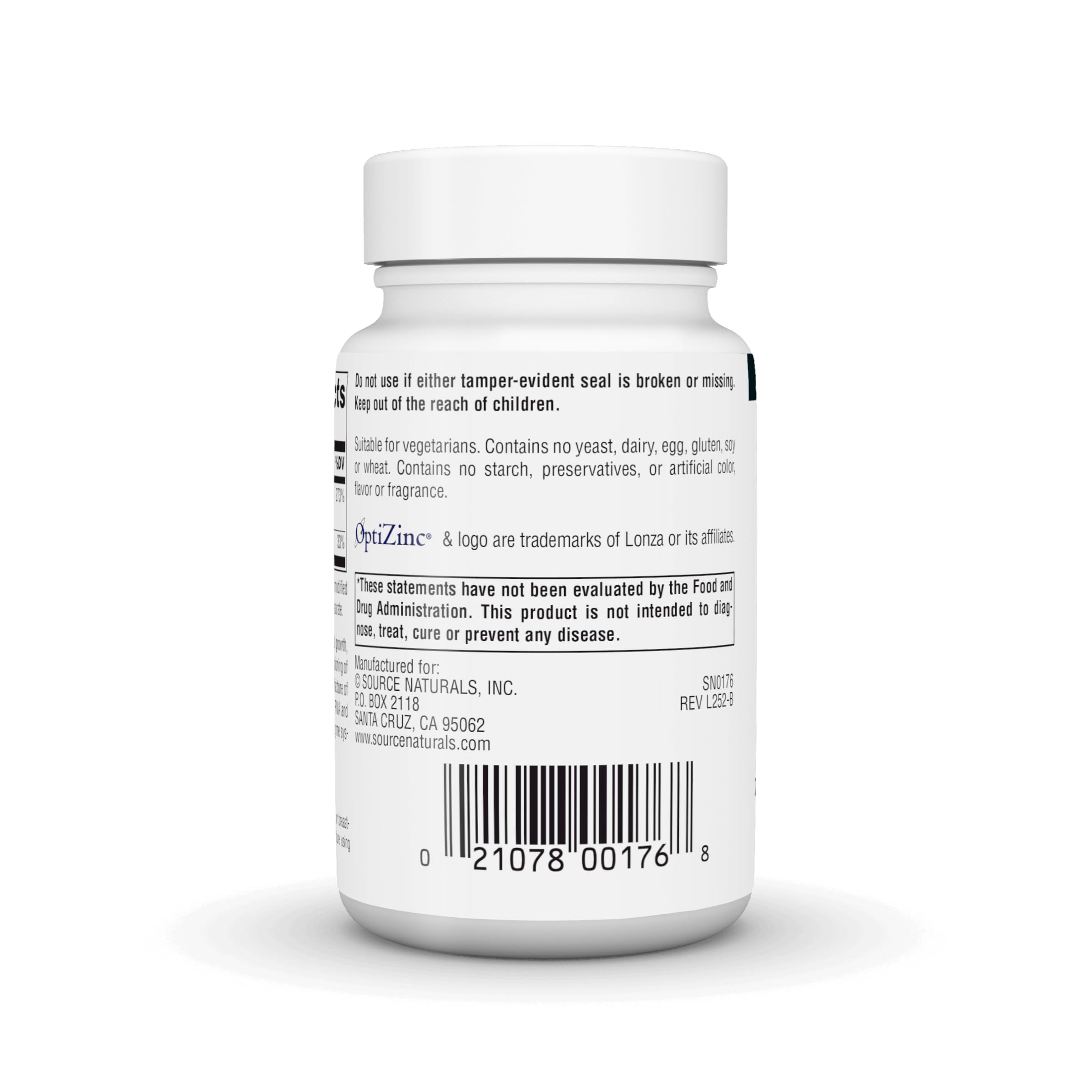 Source Naturals comparación de tamaño de tableta para referencia práctica