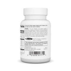 Source Naturals tableta en mano para comparar escala y facilidad de uso