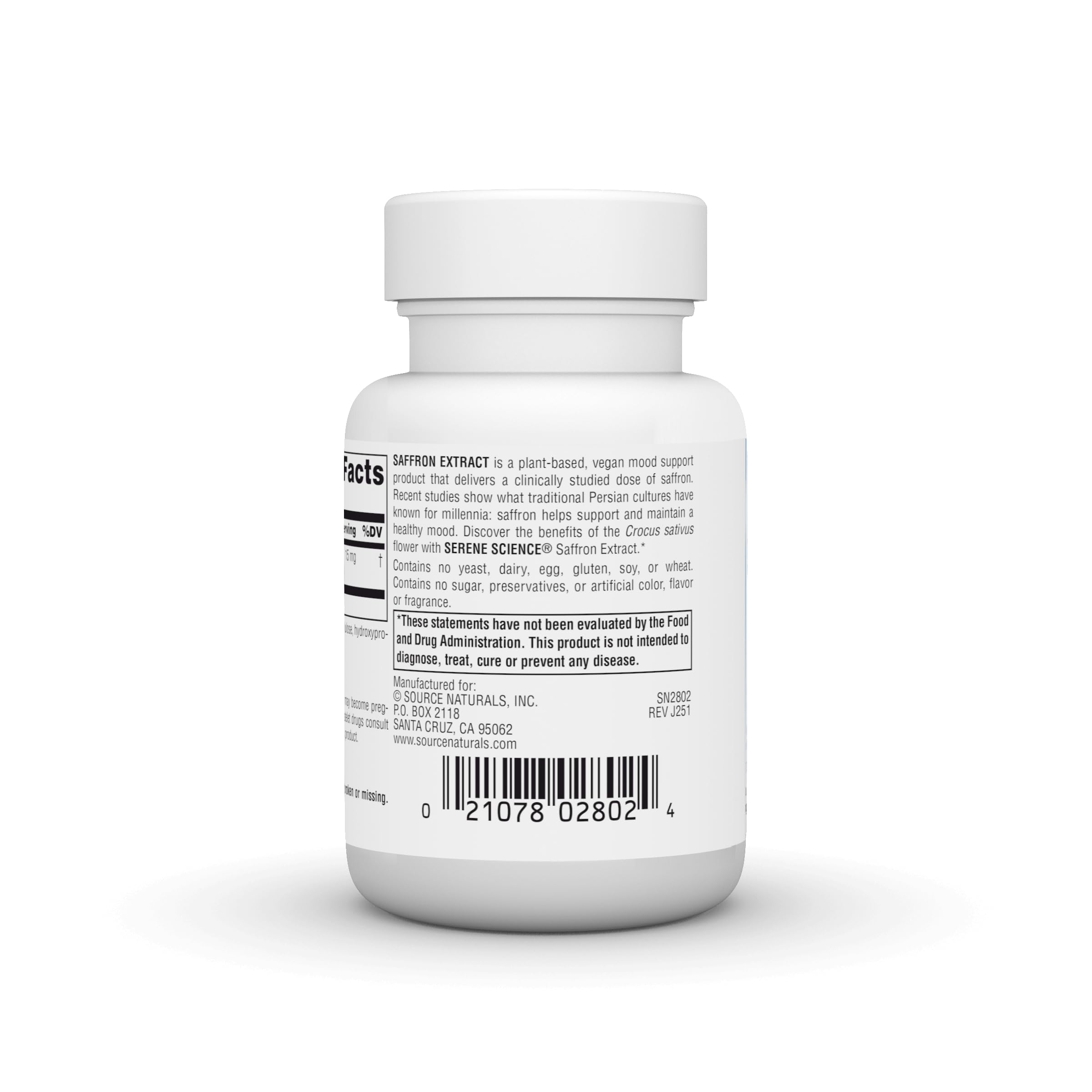 Source Naturals tableta en mano para comparar escala y facilidad de ingestión