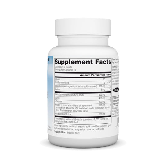 Source Naturals primer plano de tableta que muestra textura y tamaño útil