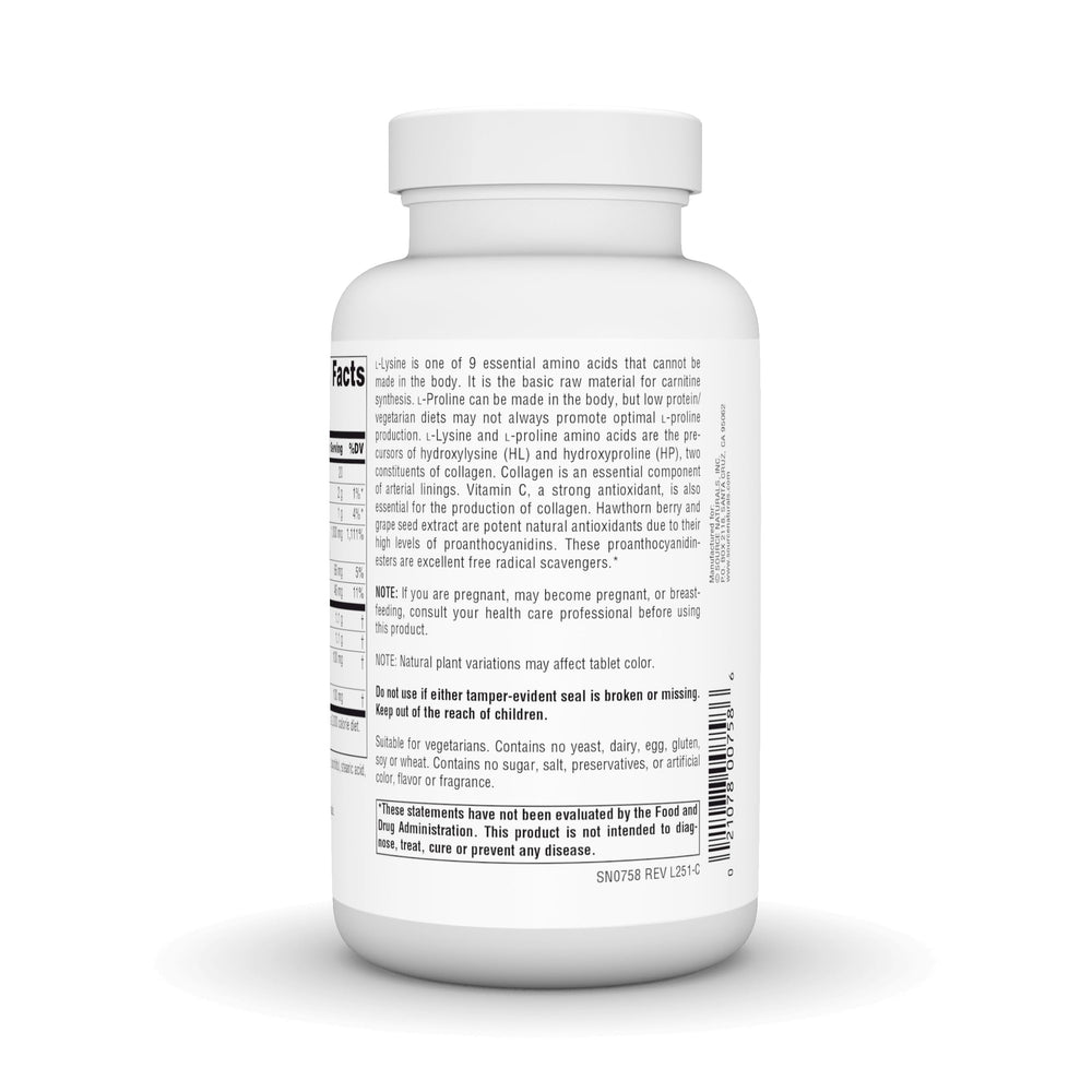 Source Naturals tableta en mano para comparar tamaño y dosis