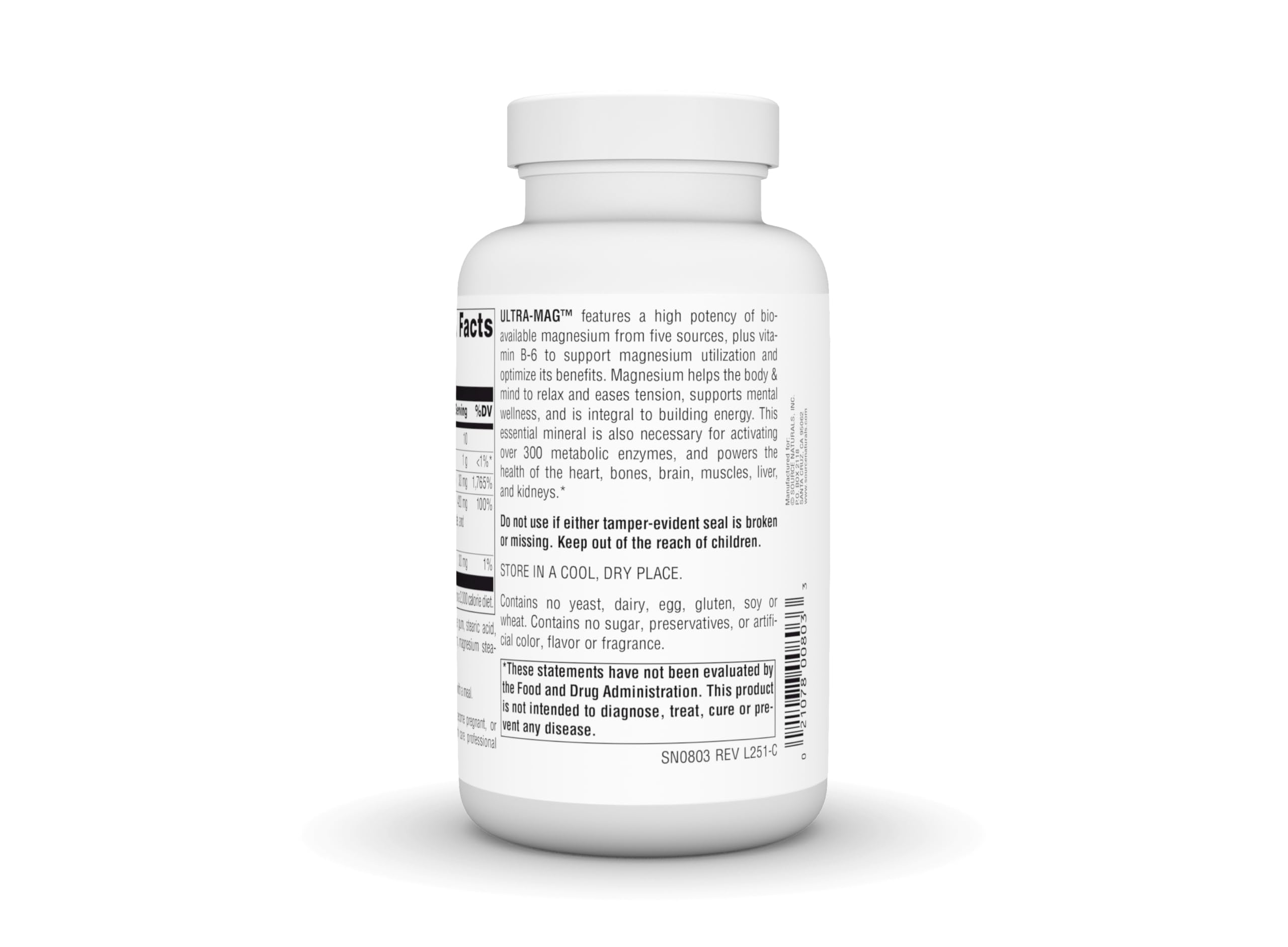 Source Naturals frasco junto a desayuno para mostrar uso diario