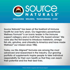 Source Naturals frasco junto a otros suplementos para rutina matinal equilibrada