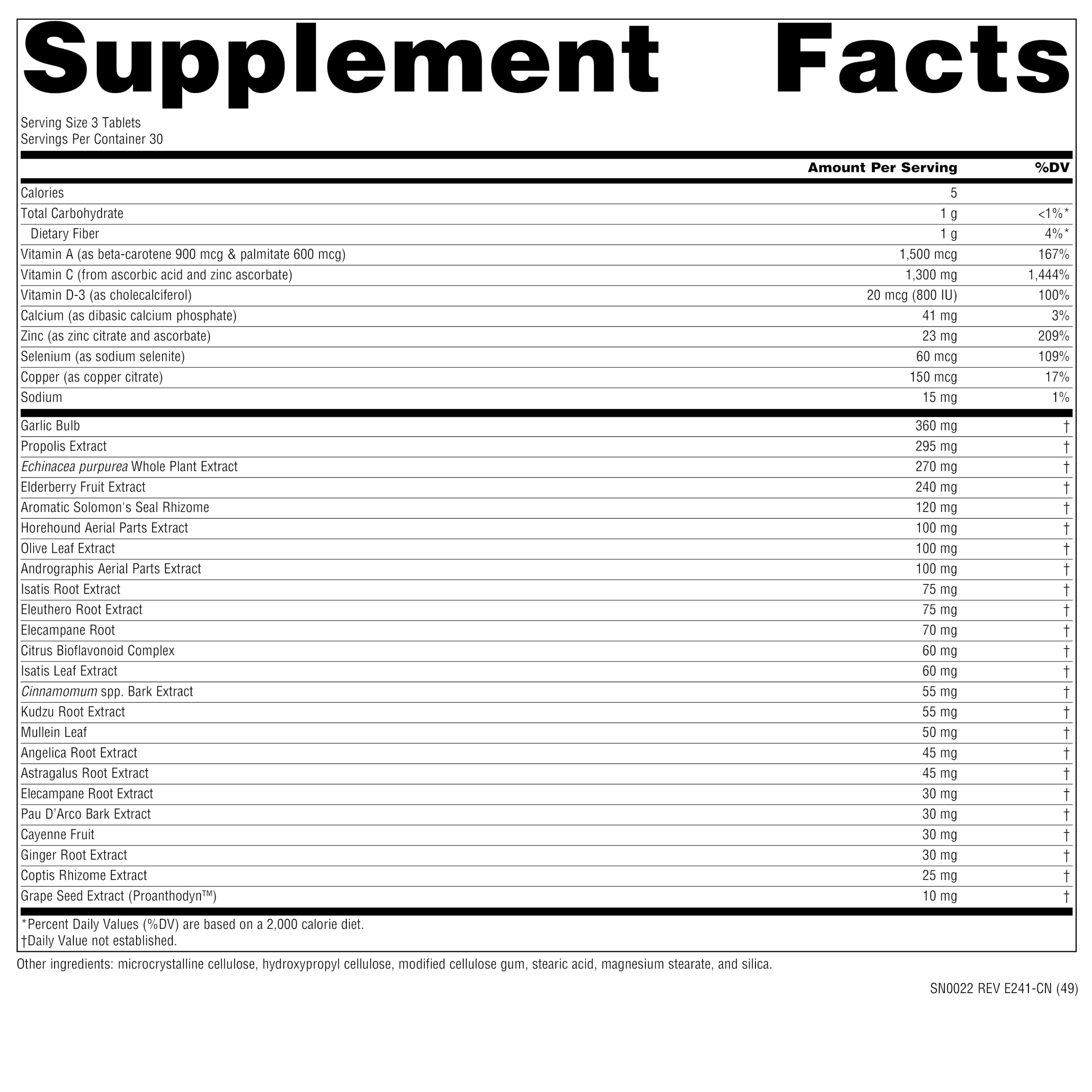 Source Naturals Wellness Formula antioxidantes para defensa celular.