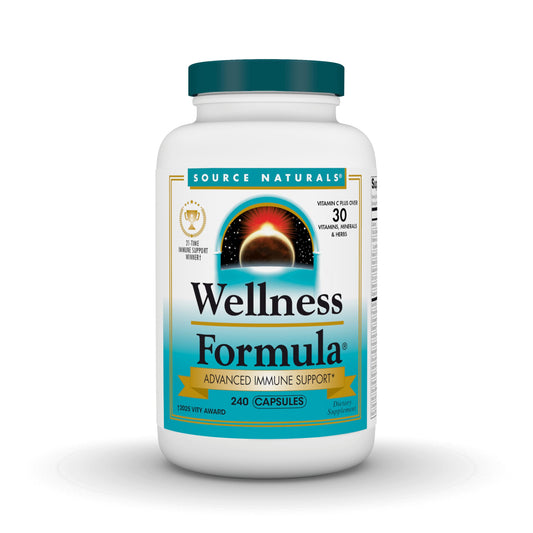 Source Naturals envase frontal mostrando 240 cápsulas y claridad informativa