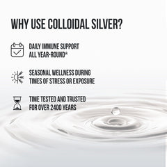 Sovereign Silver comparación de tamaño de la botella para referencia