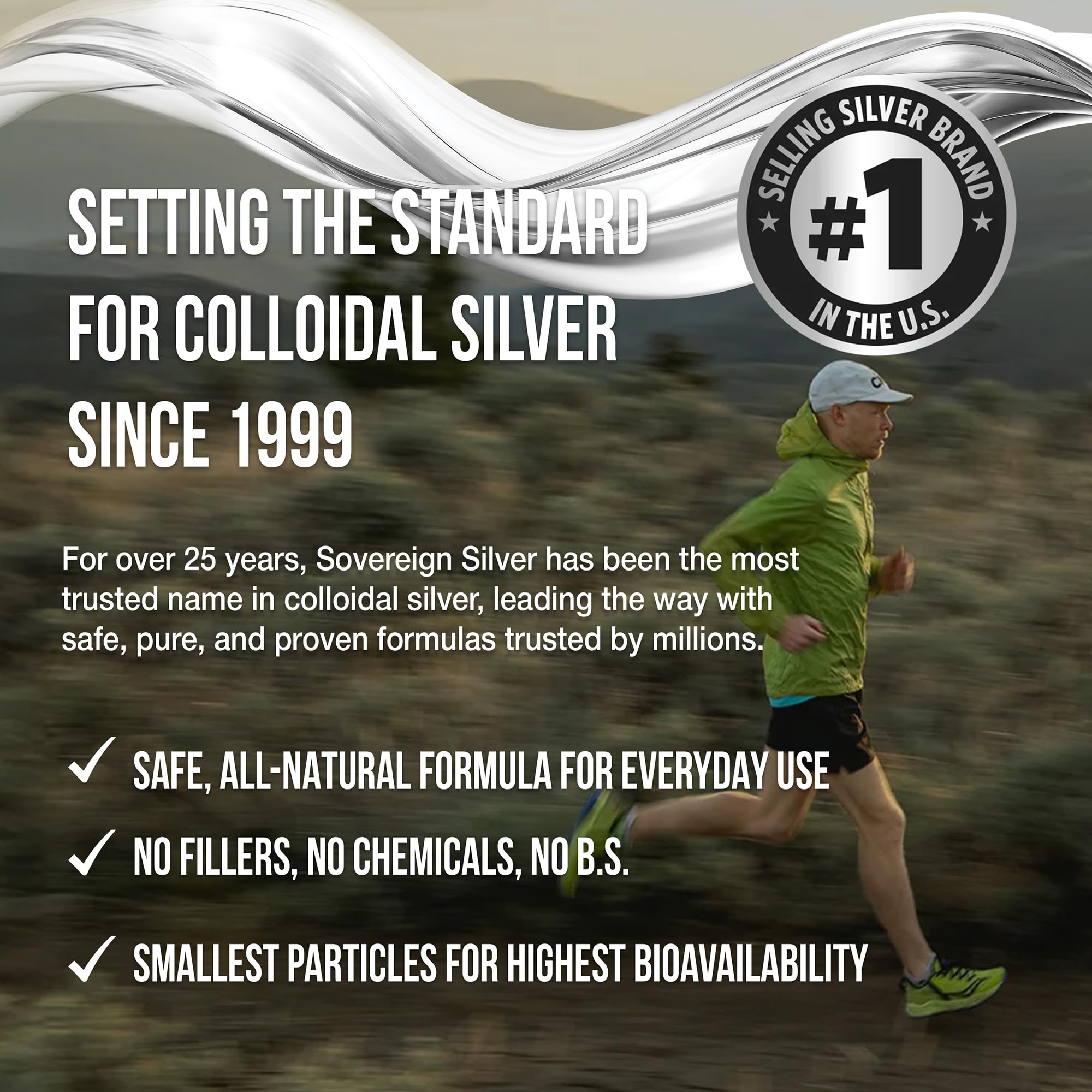 Sovereign Silver caja con sellos de certificación que inspiran seguridad