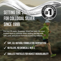 Sovereign Silver caja con sellos de certificación que inspiran seguridad