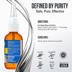 Sovereign Silver spray en mano demostrando uso fácil y portable