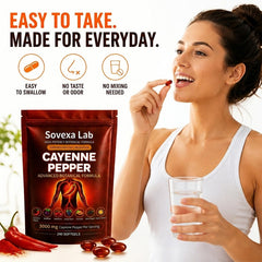 Sovexa Lab ingredientes naturales como cúrcuma y betabel mostrados