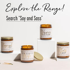 Soy and Sass ingredientes naturales: cera de soja y aceites esenciales premium