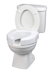 SP Ableware asiento elevado frontal mostrando ajuste seguro y comodidad