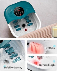 SPA4PIEDS persona usando el spa para relajación después del trabajo