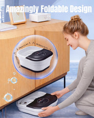 SPA4PIEDS spa plegado ocupando poco espacio, ideal para guardar en casa