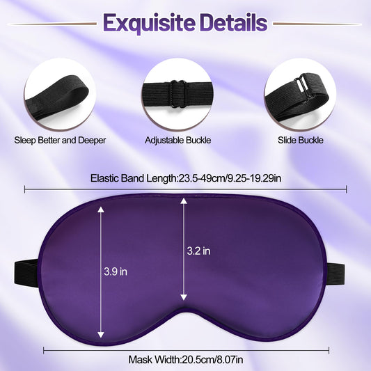 SpacePower Antifaz Seda Verde bloquea la luz para descansar en casa.