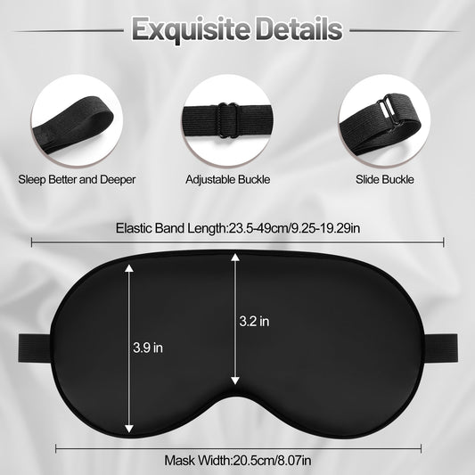 Spacepower máscara seda rosa para viajes y siestas cómodas