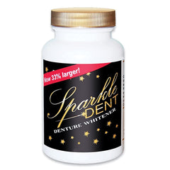 Sparkle Dent frente del envase mostrando la marca y beneficio limpieza rápida