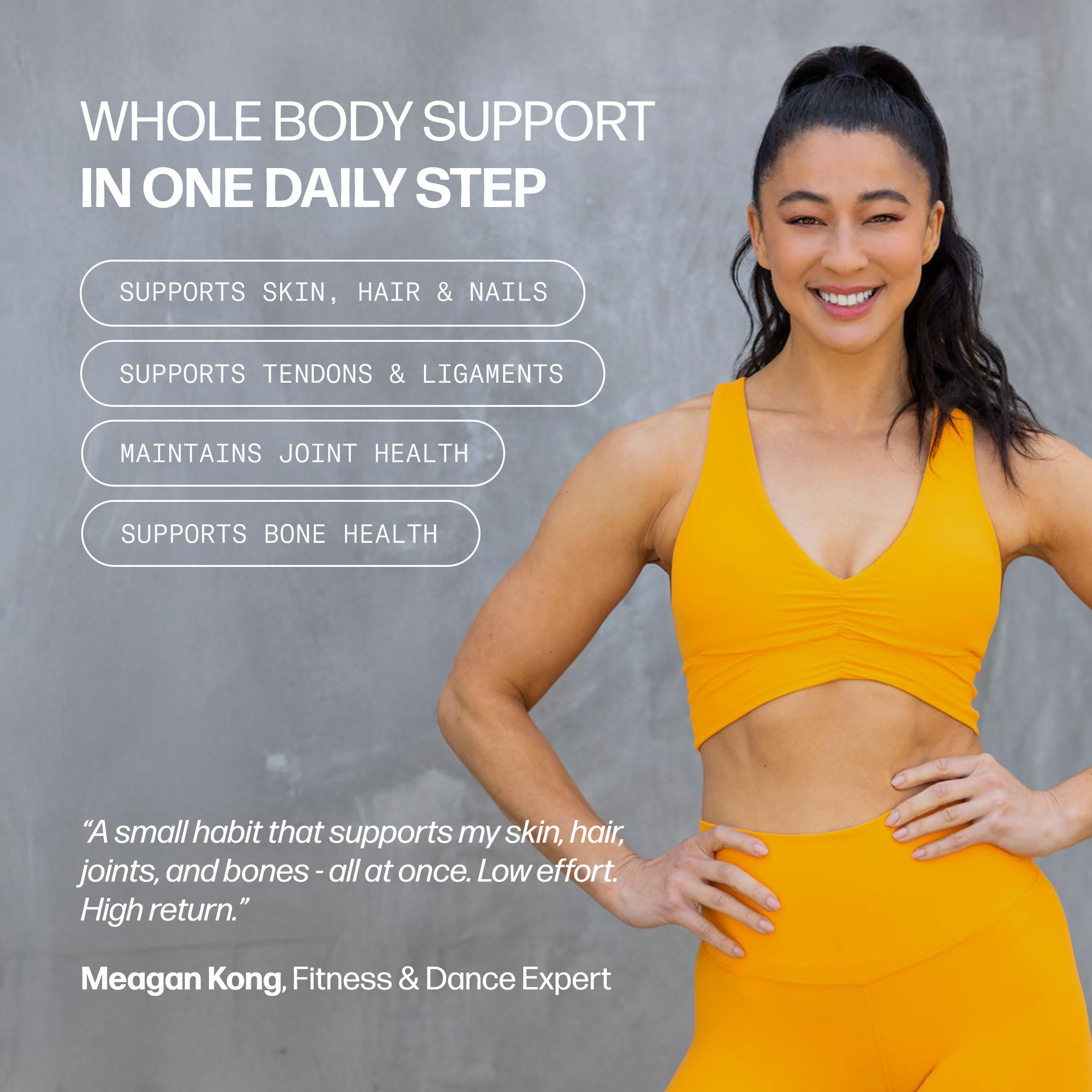Sparkle Wellness etiqueta con lista de péptidos y beneficios respaldados