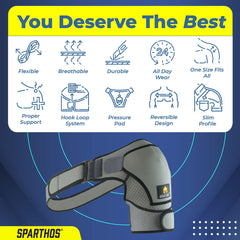 Sparthos bolsillo para compresa permite terapia fría localizada