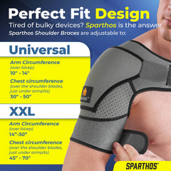 Sparthos soporte puesto en hombre estabilidad sin restricción del brazo