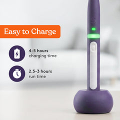 Special Supplies mango recargable mostrando puerto USB, carga prolongada