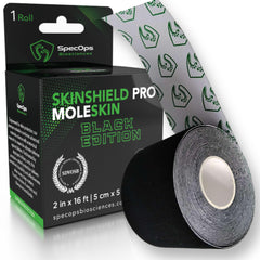 SpecOps Biosciences empaque frontal claro mostrando rollo y marca, protección confiable