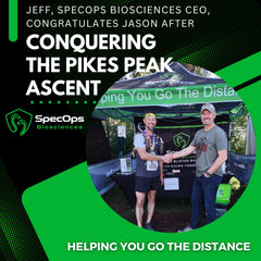 SpecOps Biosciences rollo abierto mostrando la longitud de 16 ft listo para usar