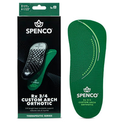 Spenco frontal del empaque mostrando las plantillas y beneficios visibles
