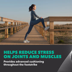 Spenco comparación de grosor que muestra amortiguación sin sacrificar espacio