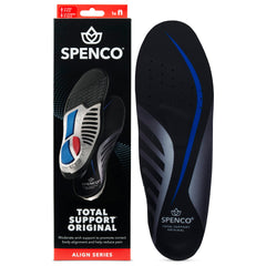 Spenco plantilla frente del producto muestra soporte firme