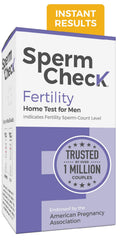 SpermCheck frente del empaque mostrando confianza y guía clara