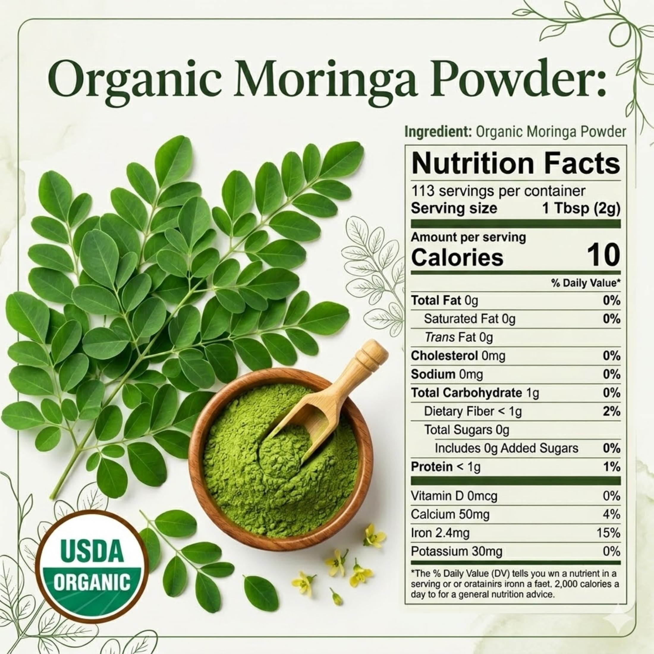 SPICY ORGANIC textura fina del polvo para mezclas homogéneas
