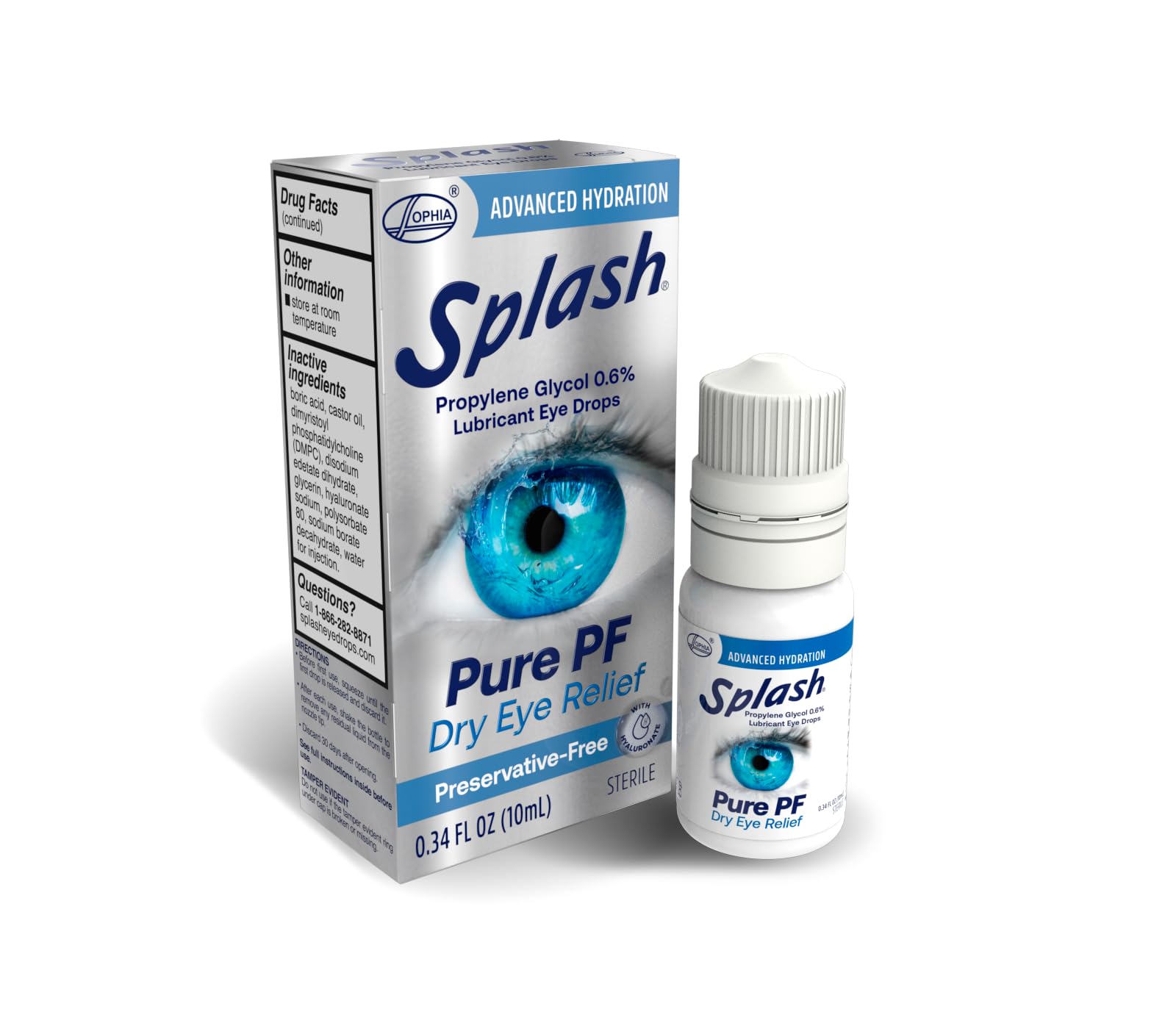 SPLASH TEARS demostración de aplicación para alivio rápido y confort