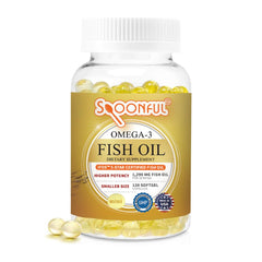 Spoonful frente del empaque mostrando potencia y certificación iFOS para confianza