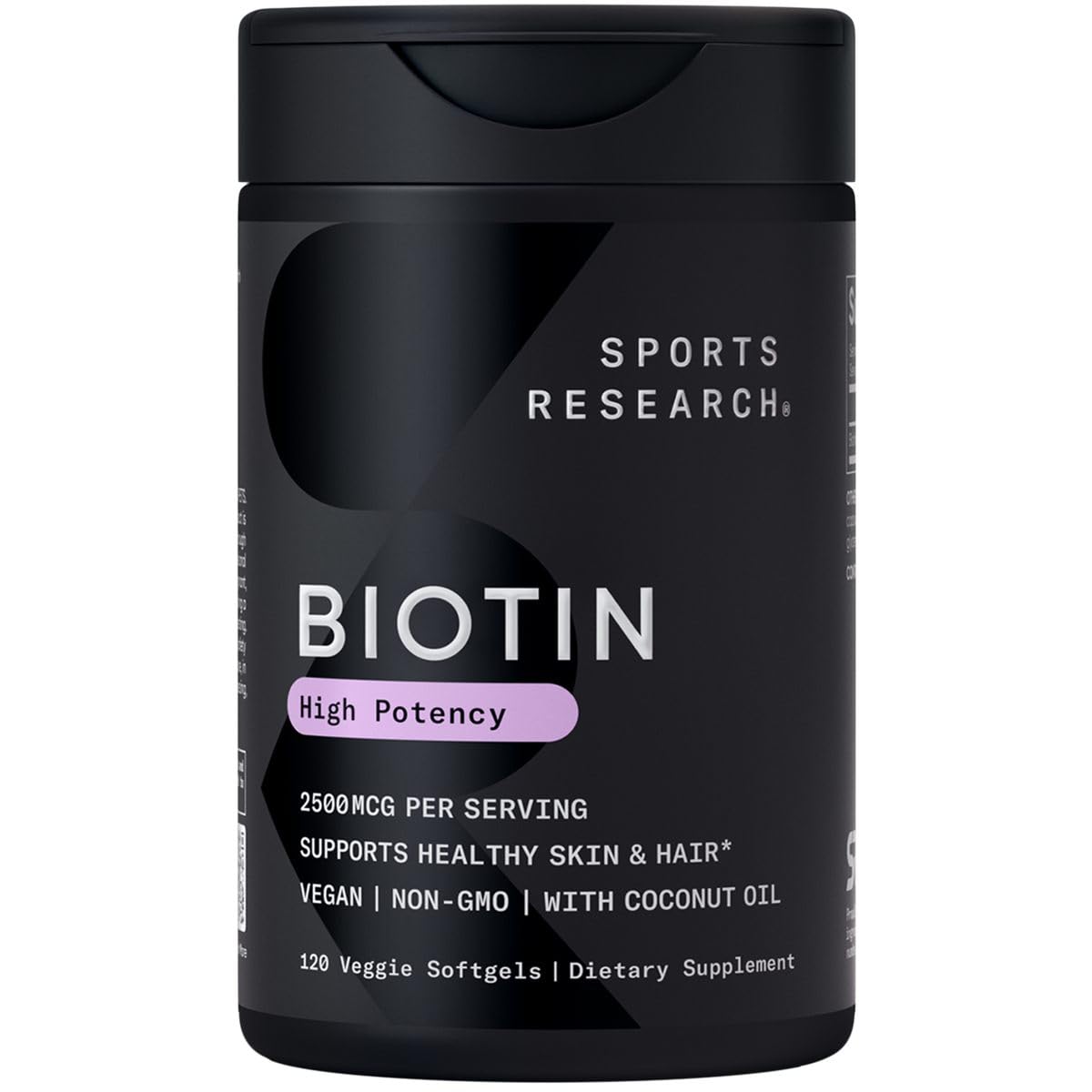 Sports Research envase frontal mostrando Plantgels y beneficio vegano